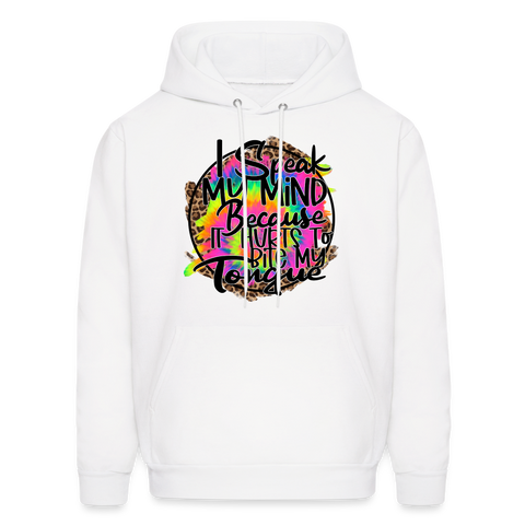 60004 4/4S I Speak My Mind PREMIUM HOODIE - white