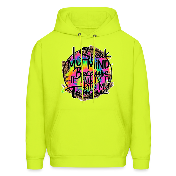 60004 4/4S I Speak My Mind PREMIUM HOODIE - safety green