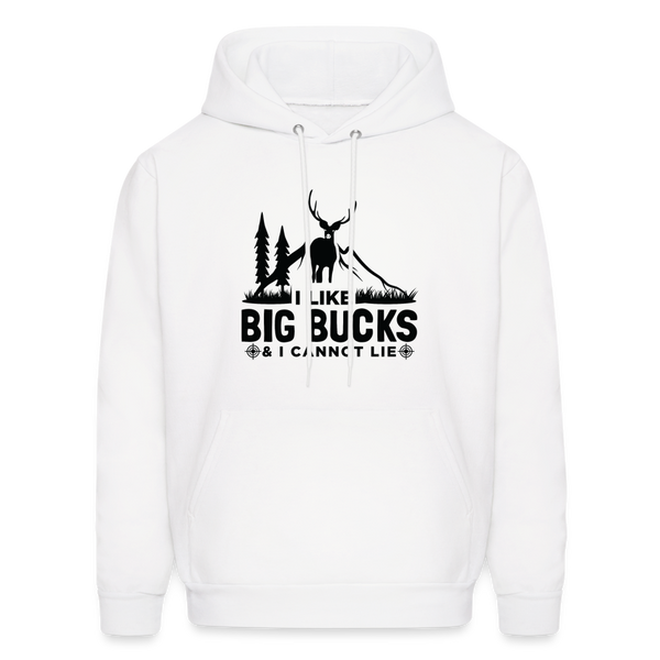 60008 4/4S I Like Big Bucks PREMIUM HOODIE - white