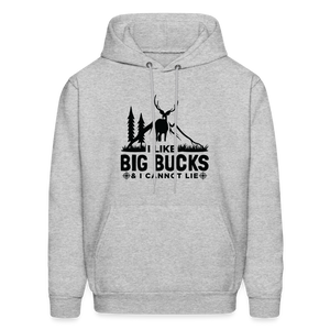 60008 4/4S I Like Big Bucks PREMIUM HOODIE - heather gray