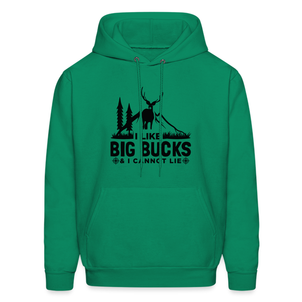 60008 4/4S I Like Big Bucks PREMIUM HOODIE - kelly green