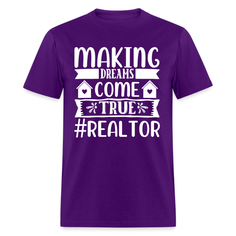 60017 1/4S Making Dreams Come True PREMIUM TSHIRTH - purple