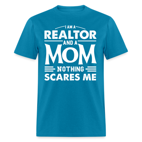 60018 1/4S Nothing Scares Me PREMIUM TSHIRT - turquoise