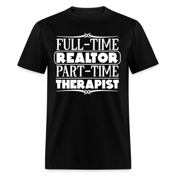 60011 1/4S FT Realtor PT Therapist PREMIUM TSHIRT - black