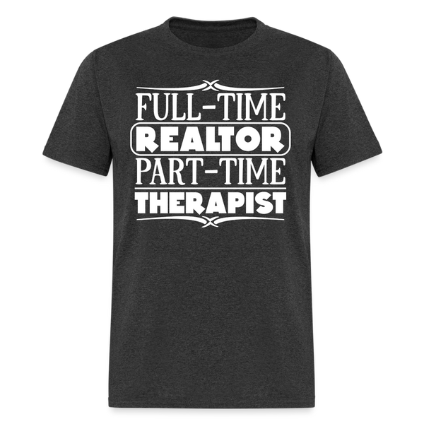 60011 1/4S FT Realtor PT Therapist PREMIUM TSHIRT - heather black