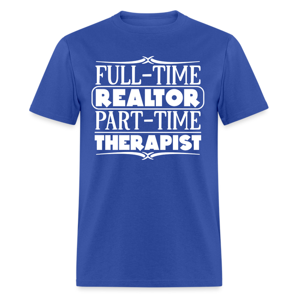 60011 1/4S FT Realtor PT Therapist PREMIUM TSHIRT - royal blue