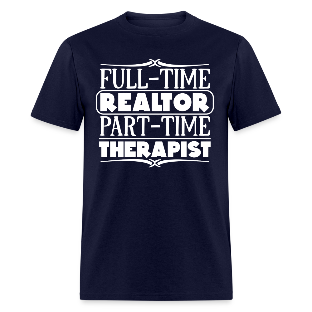 60011 1/4S FT Realtor PT Therapist PREMIUM TSHIRT - navy