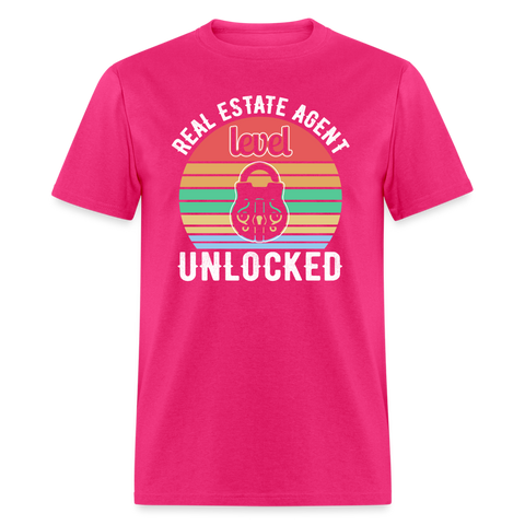 60020 1/4S Agent Level Unlocked PREMIUM TSHIRT - fuchsia