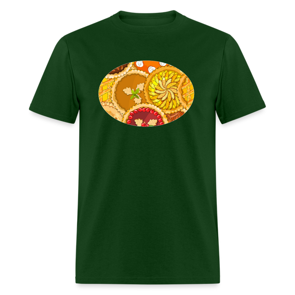 8056 1/4S Vickis Pies Oval PREMIUM TSHIRT - forest green