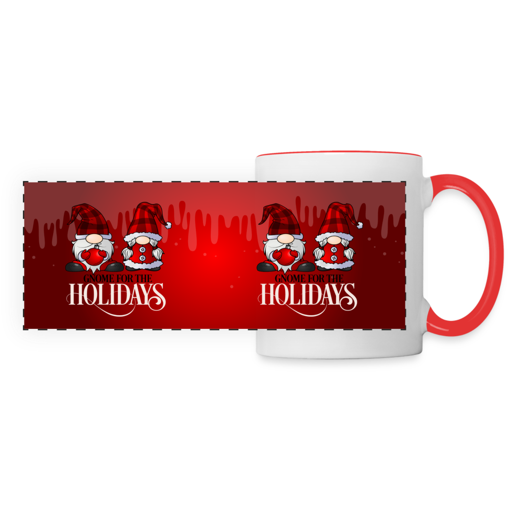 3003 Gnome For The Holidays Couple DESIGNER MUGS - white/red