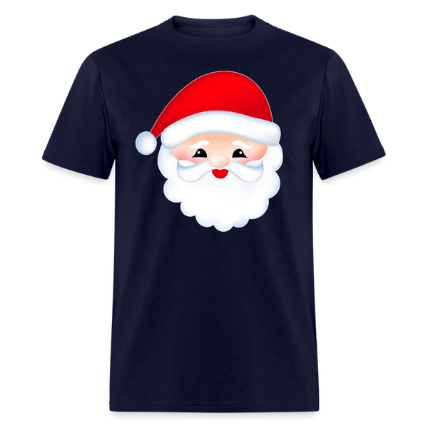 8094 1/4S Here Comes Santa Santa PREMIUM TSHIRT - navy