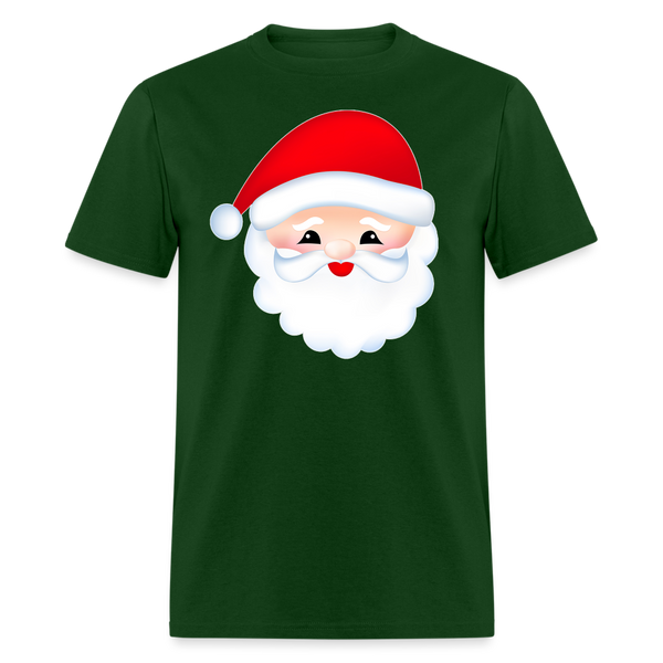 8094 1/4S Here Comes Santa Santa PREMIUM TSHIRT - forest green