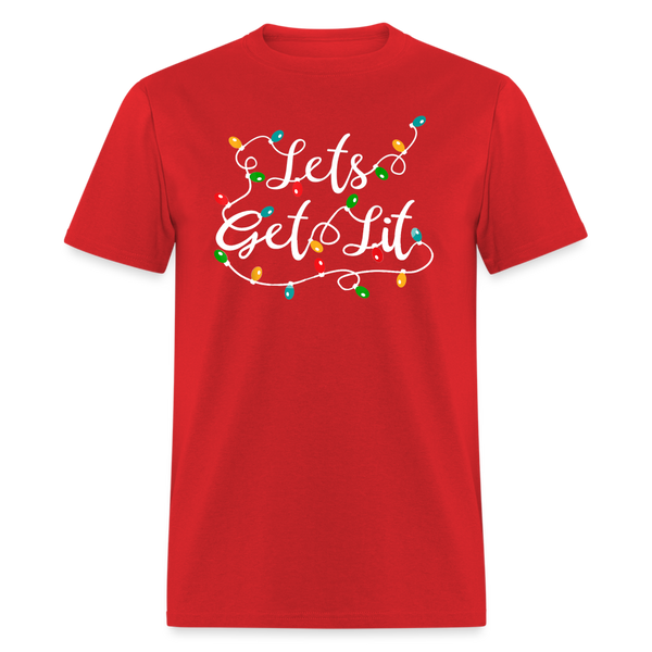 60023 1/4S Let's Get Lit PREMIUM TSHIRT - red