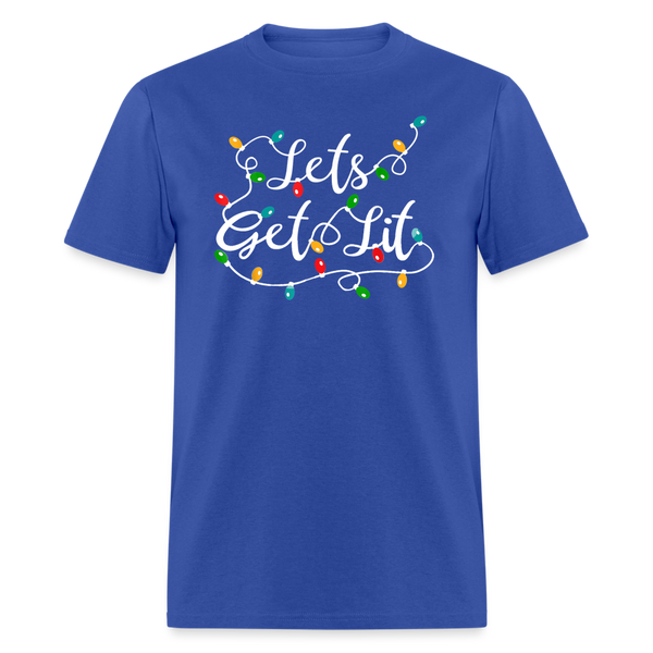 60023 1/4S Let's Get Lit PREMIUM TSHIRT - royal blue