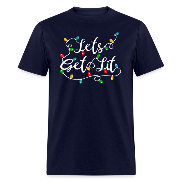 60023 1/4S Let's Get Lit PREMIUM TSHIRT - navy