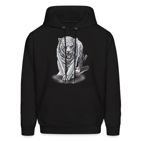 5117 1/4S White Tiger PREMIUM HOODIE - black