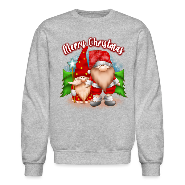 60025 4/4S Merry Christmas Gnome Buddies PREMIUM SWEATSHIRT - heather gray