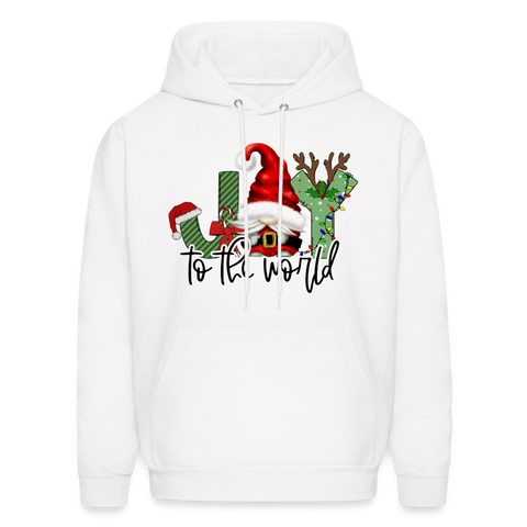 60026 4/4S Joy To The World PREMIUM HOODIE - white