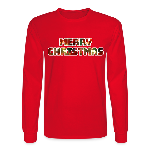 8096 4/4S Deck The Halls Merry Christmas TSHIRT - red