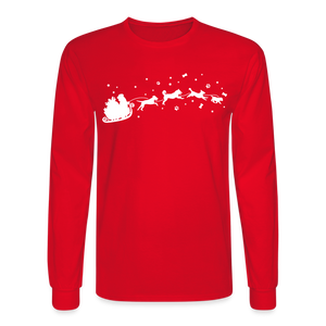 60042 4/4S Dog Sleigh TSHIRT - red