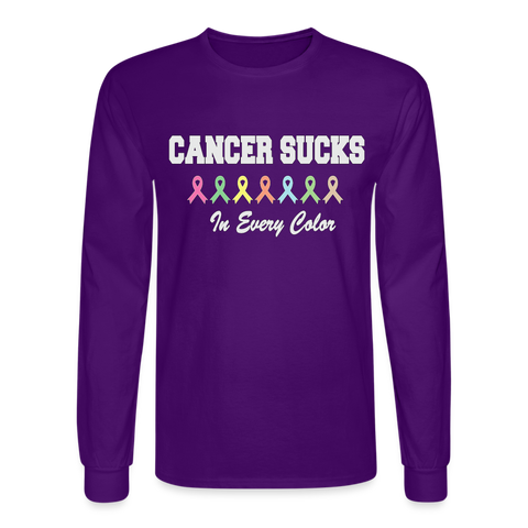 60061 4/4S Cancer Sucks In Every Color TSHIRT - purple