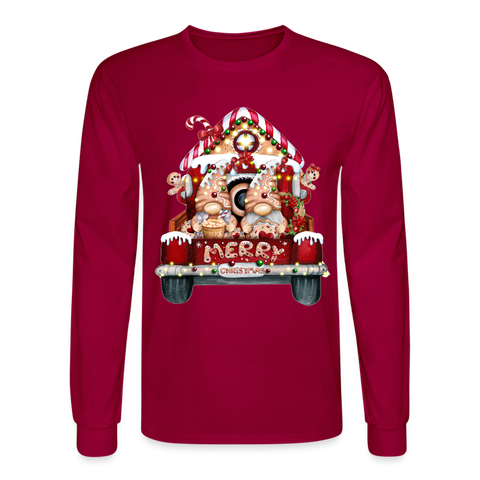 60058 4/4S Gingerbread Gnome Truck TSHIRT - dark red