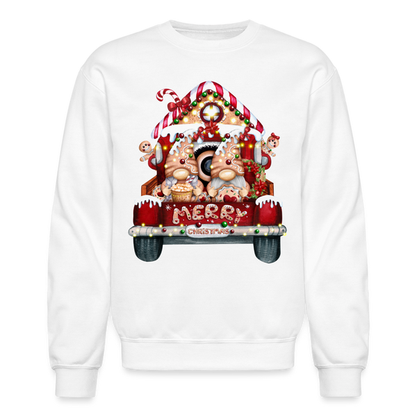 60058 4/4S Gingerbread Gnome Truck SWEATSHIRT - white