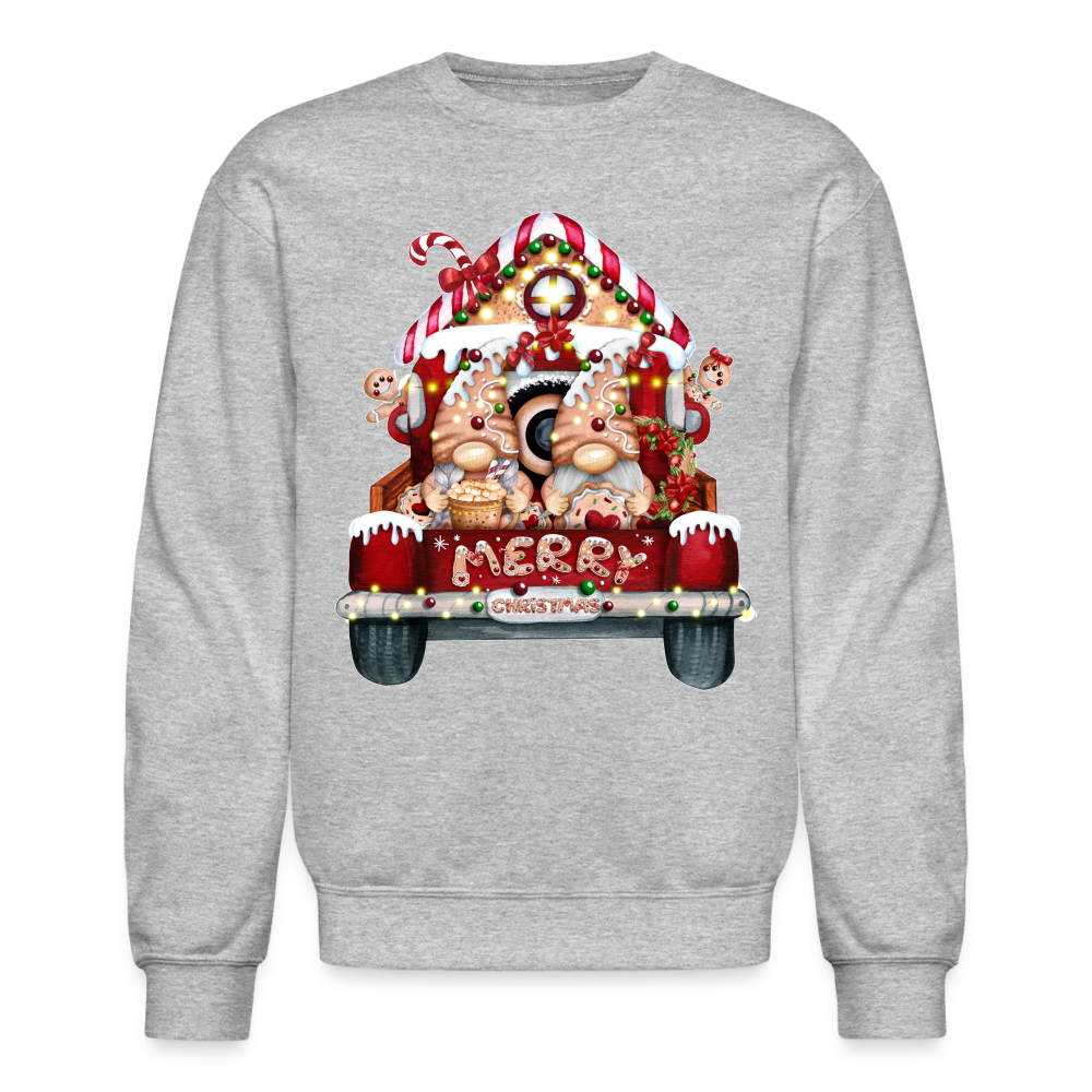 60058 4/4S Gingerbread Gnome Truck SWEATSHIRT - heather gray