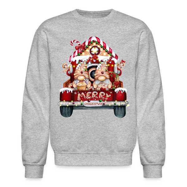 60058 4/4S Gingerbread Gnome Truck SWEATSHIRT - heather gray