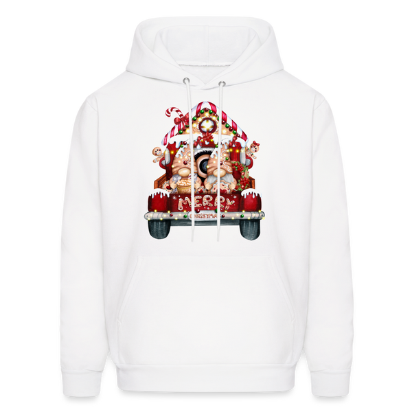 60058 4/4S Gingerbread Gnome Truck HOODIE - white