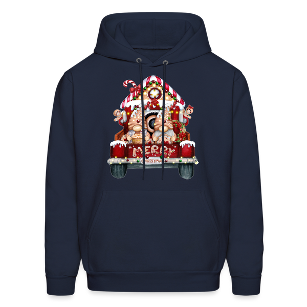 60058 4/4S Gingerbread Gnome Truck HOODIE - navy