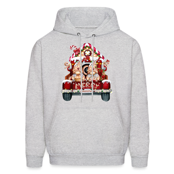 60058 4/4S Gingerbread Gnome Truck HOODIE - ash 