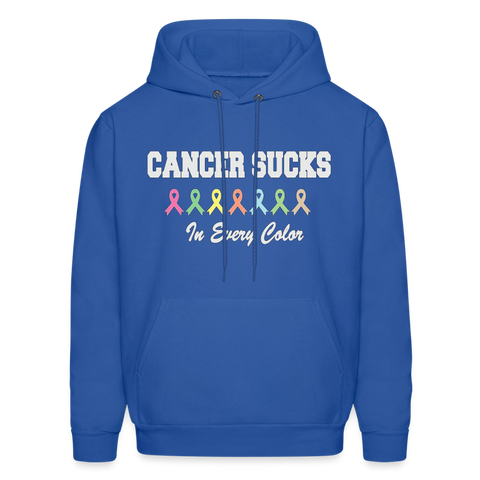 60061 4/4S Cancer Sucks In Every Color HOODIE - royal blue