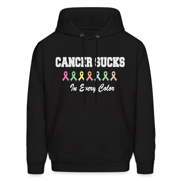 60061 4/4S Cancer Sucks In Every Color HOODIE - black