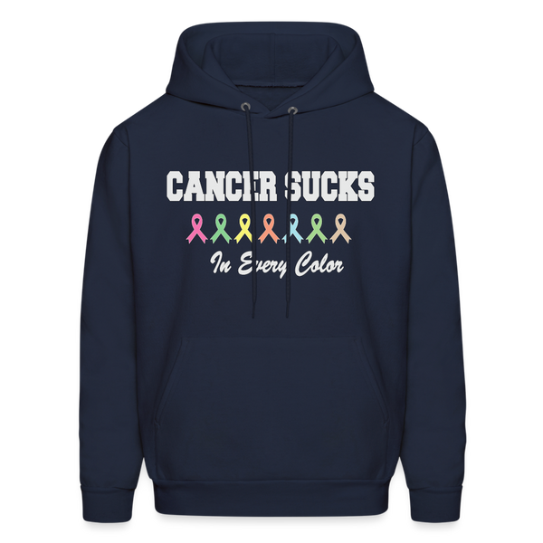 60061 4/4S Cancer Sucks In Every Color HOODIE - navy