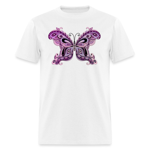 8400 Mary's Butterfly Frill Cutout TSHIRT - white