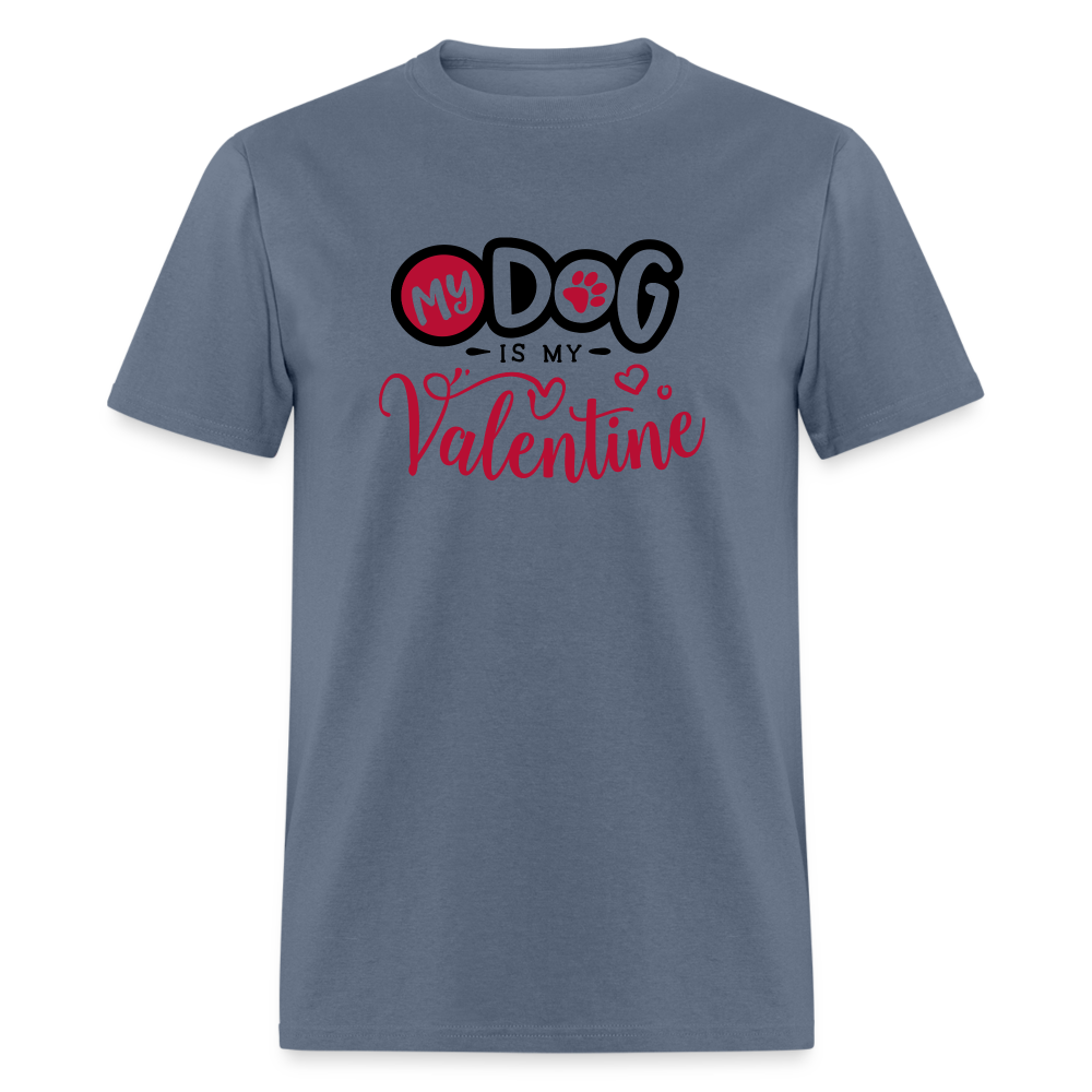 1469 1/4S My Dog Is My Valentine TSHIRT - denim