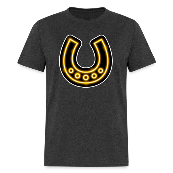 8137 Lights Of Ireland Horseshoe Image TSHIRT - heather black