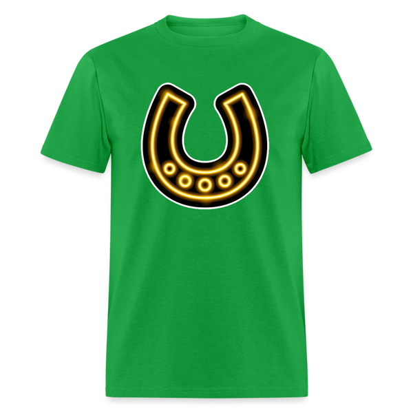 8137 Lights Of Ireland Horseshoe Image TSHIRT - bright green