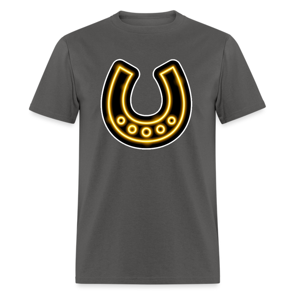 8137 Lights Of Ireland Horseshoe Image TSHIRT - charcoal