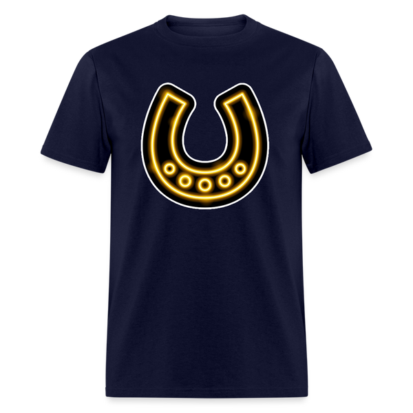 8137 Lights Of Ireland Horseshoe Image TSHIRT - navy