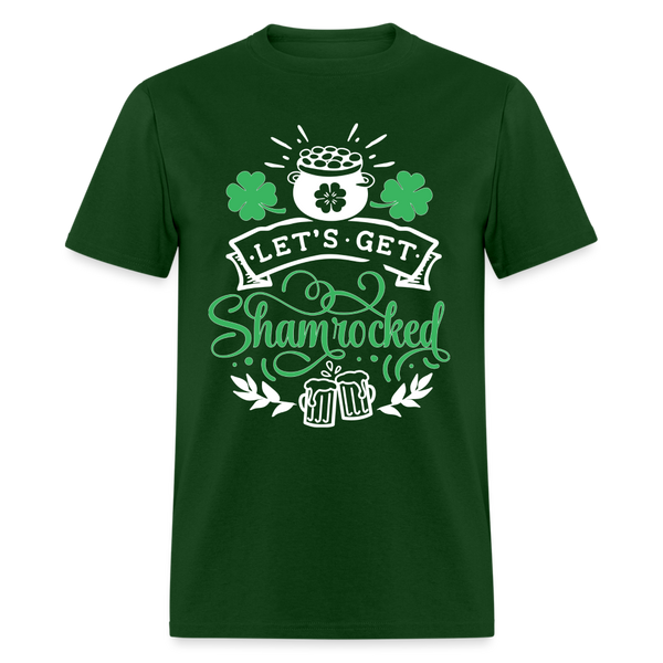 60067 Lets Get Shamrocked TSHIRT - forest green