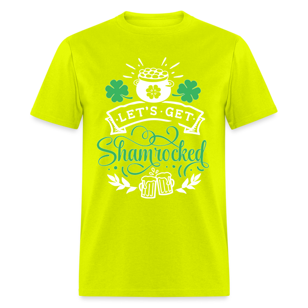 60067 Lets Get Shamrocked TSHIRT - safety green