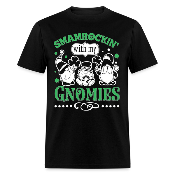 60066 Shamrockin With My Gnomies TSHIRT - black