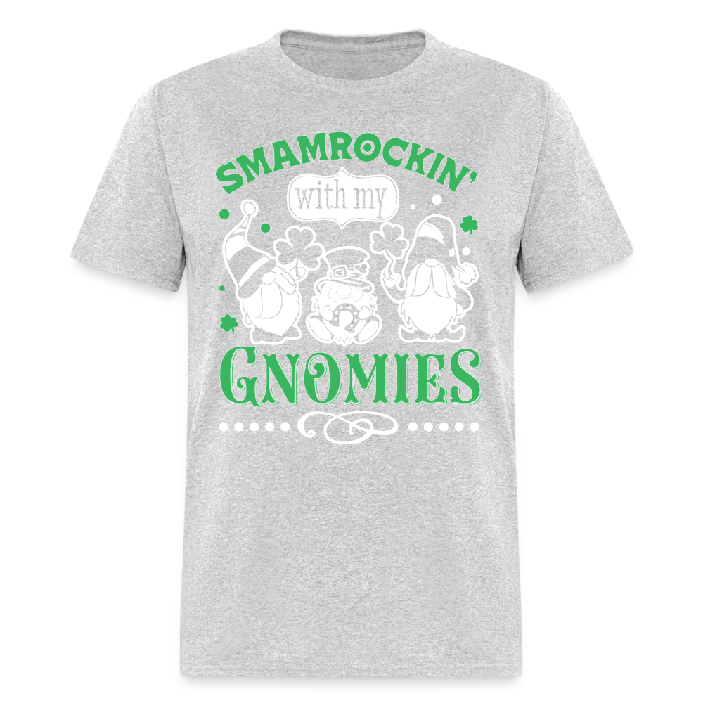 60066 Shamrockin With My Gnomies TSHIRT - heather gray