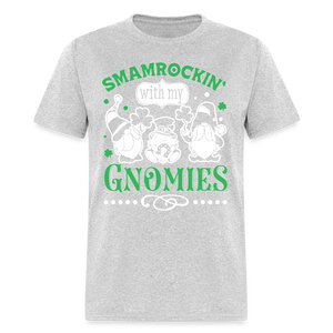 60066 Shamrockin With My Gnomies TSHIRT - heather gray