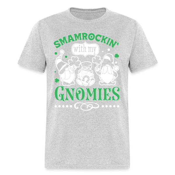 60066 Shamrockin With My Gnomies TSHIRT - heather gray