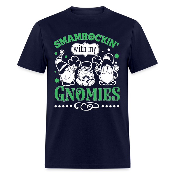 60066 Shamrockin With My Gnomies TSHIRT - navy