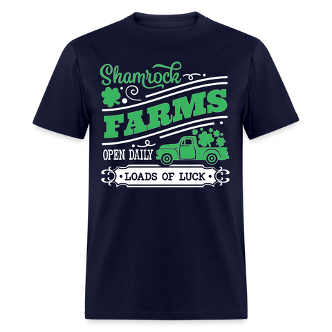 60065 Shamrock Farms Open Daily TSHIRT - navy