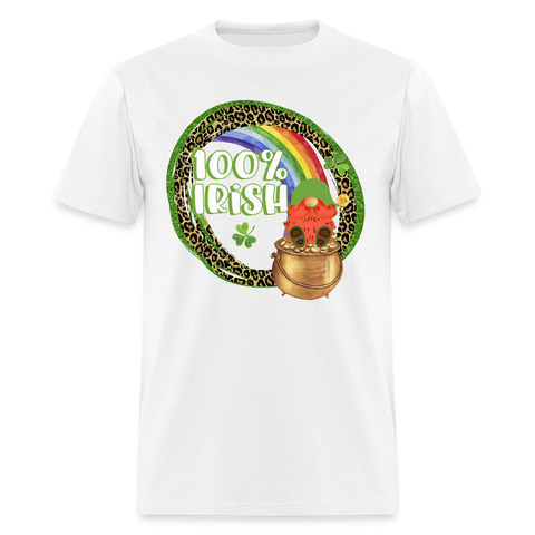 60076 100% Irish Gnome TSHIRT - white